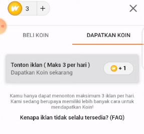 cara mendapatkan koin wattpad